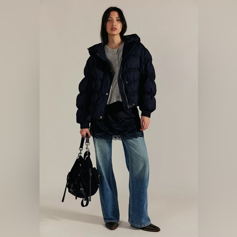 Free People Party Of One Solid Puffer Jacket